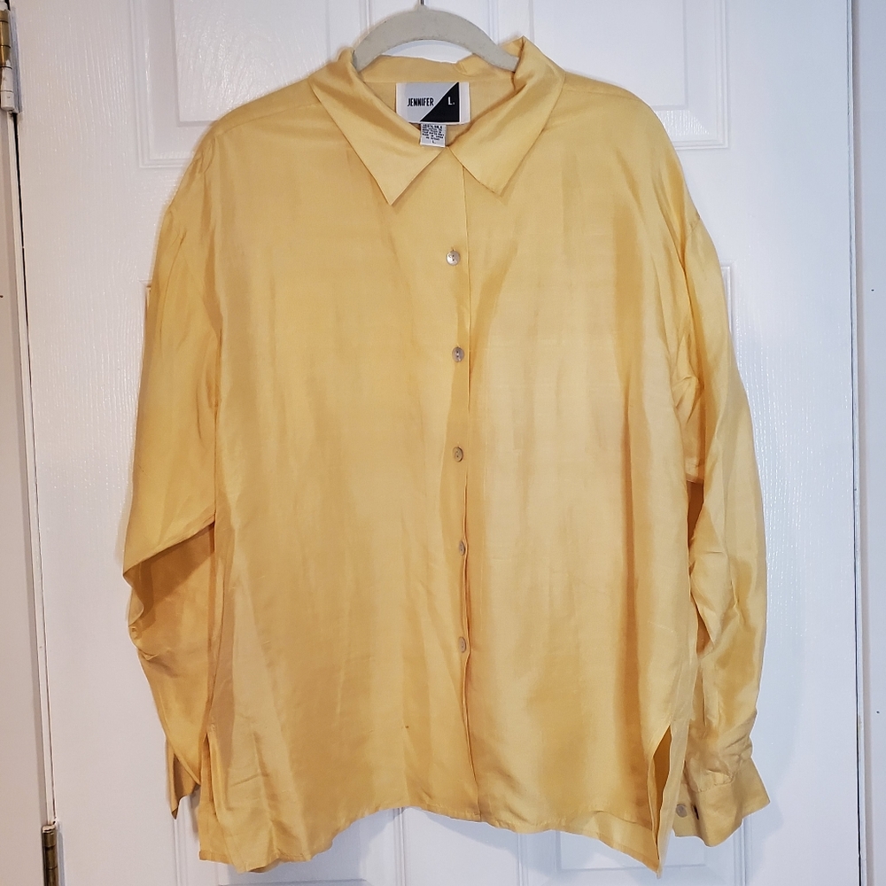 Relaxed Fit Silk Blouse
